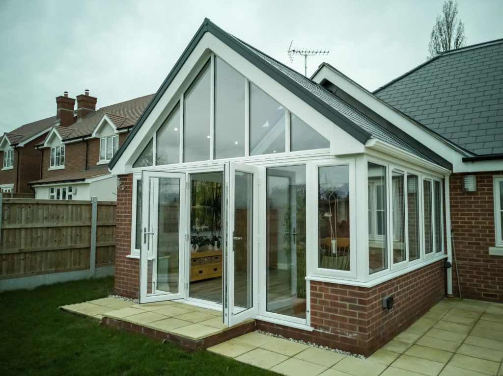 conservatory with tiled roof