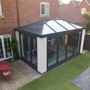 double glazing poole aerial view of conservatory