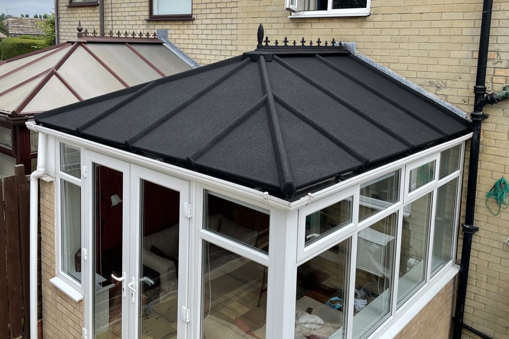 Spray Cork Insulated Conservatory Roof